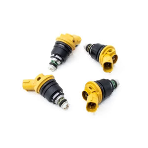 Deatschwerks Set of 4 740cc Side Feed Injectors for Subaru STI EJ25 04-06, Legacy GT EJ25 04-06, Impreza 2.5RS 97-98