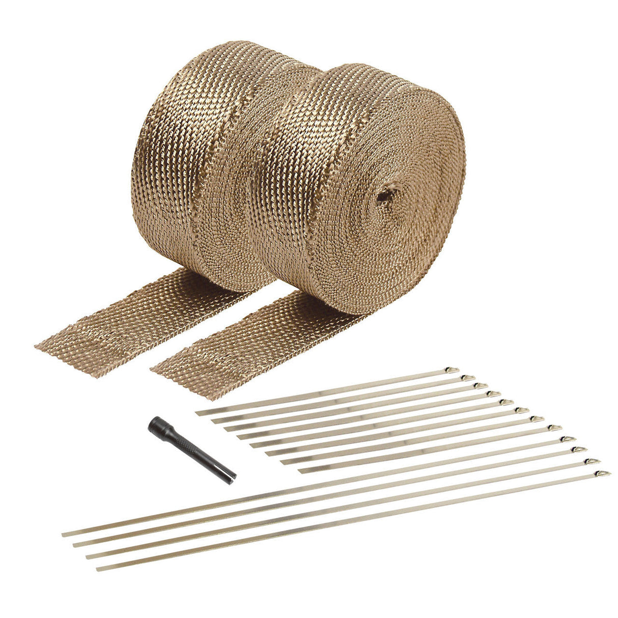 DEi Exhaust & Pipe Wrap Kit - Titanium