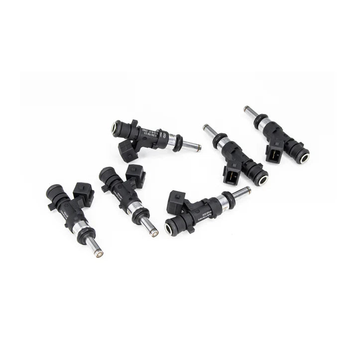 Deatschwerks Set of 6 850cc Injectors for Porsche 911 997.1 3.6L turbo 2005-09, BMW E46 M52 1998-2000 and BMW E90-E93 N52 2007-13