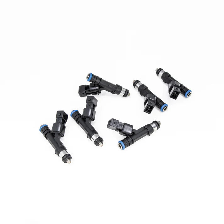 Deatschwerks Set of 6 550cc Injectors for Volvo L6 Turbo White Block 1992-2008, BMW E30/E36 M20/M50/M52/S50/S52 1987-2000, BMW 325i/325xi 1988-91, 325is 1988-90, 325i/325is 1992-95, M3 1995-99, 328i/328is 1996-2000