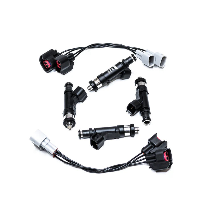 Deatschwerks Set of 4 4400cc Injectors for Lotus Elise 1.5L/1.8L/2.4L 1996-2011, Exige 1.5L/1.8L/2.4L 2000-11, Toyota Celica 2000-05, MR2 1999-2007, Scion TC/XA/B 2004-2010