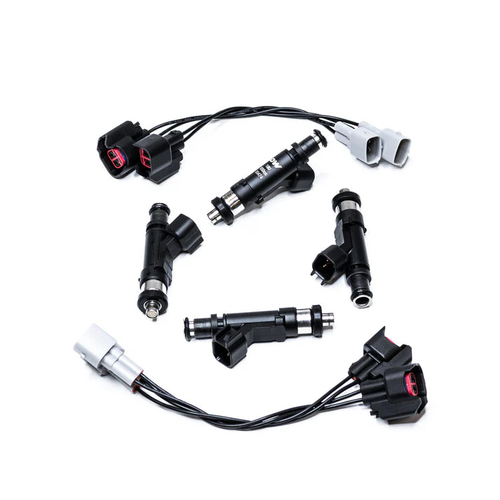 Deatschwerks Set of 4 650cc Injectors for Lotus Elise 1.5L/1.8L/2.4L 1996-2011, Exige 1.5L/1.8L/2.4L 2000-11, Toyota Celica 2000-05, MR2 1999-2007, Scion TC/XA/B 2004-2010