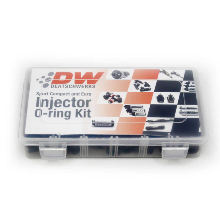 Deatschwerks 230 piece fuel injector O-ring replacement kit for common Japanese and European vehicles
