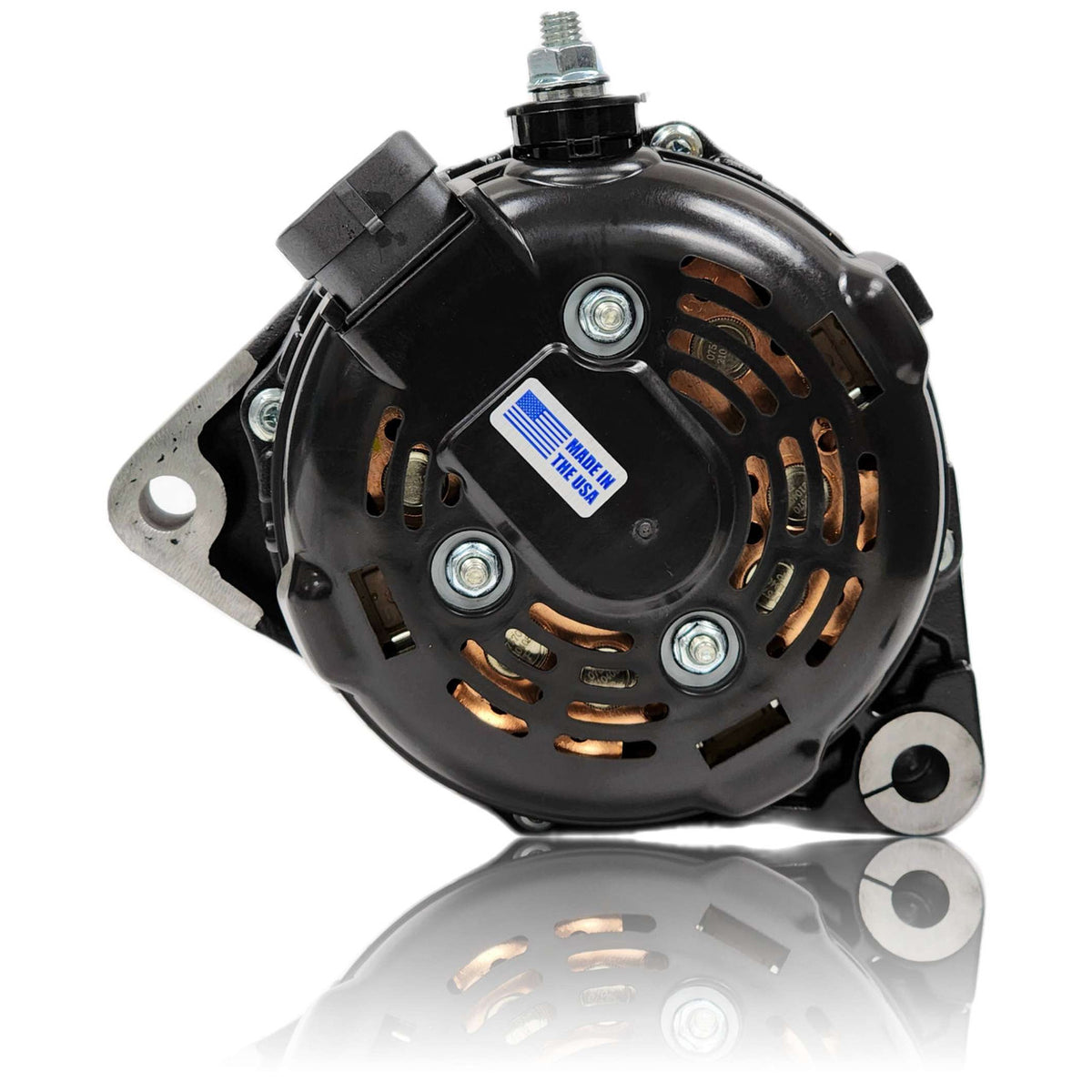 240 amp high output alternator for Toyota Supra 2JZ 1JZ - BLACK
