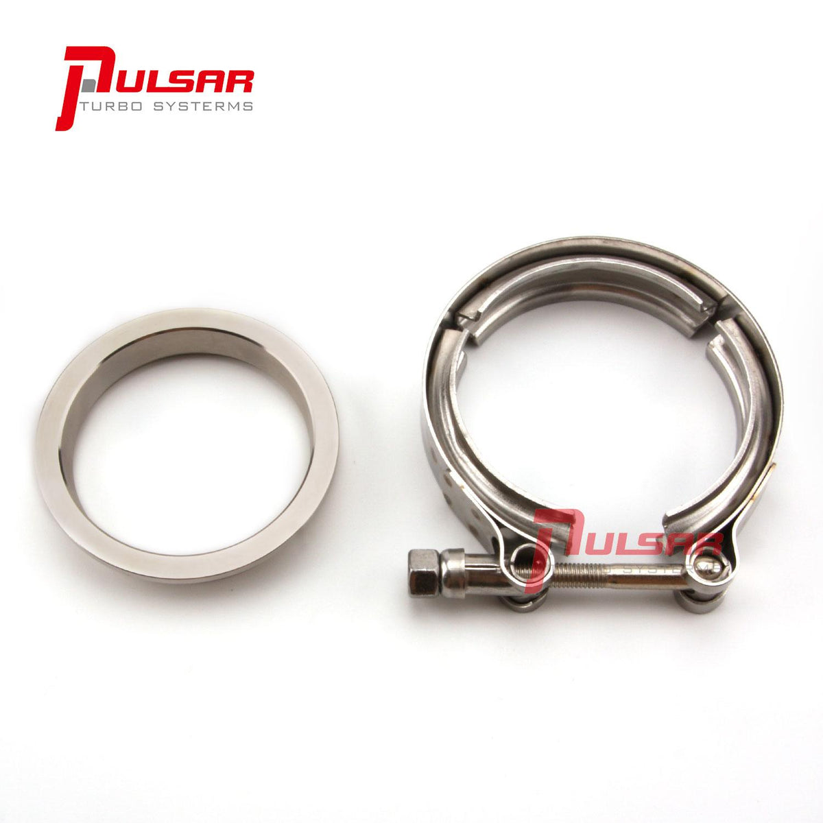 3” Stainless Steel V-Band Flange & Clamp Kit T4 T67 T72 T76