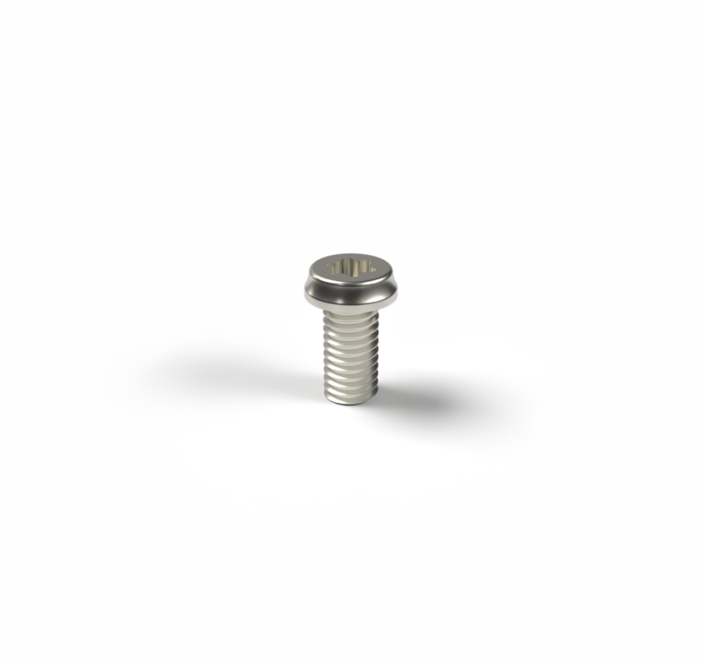 PHR PowerHouse Racing Bolt, Titanium, Low-Profile Volcano Torx Head, 10-32, .375in Long
