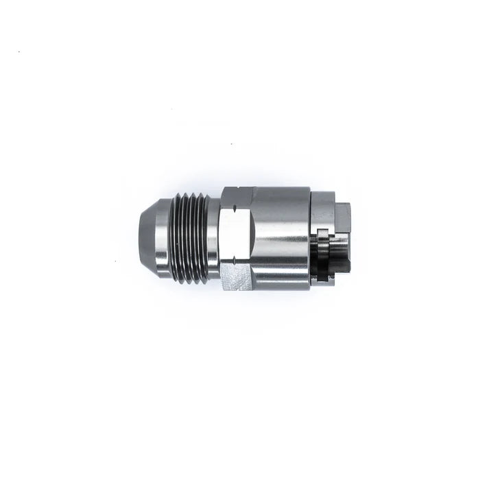 Deatschwerks 8AN Male Flare to 5/16 Inch Female EFI Quick Connect Adapter, Anodized DW Titanium