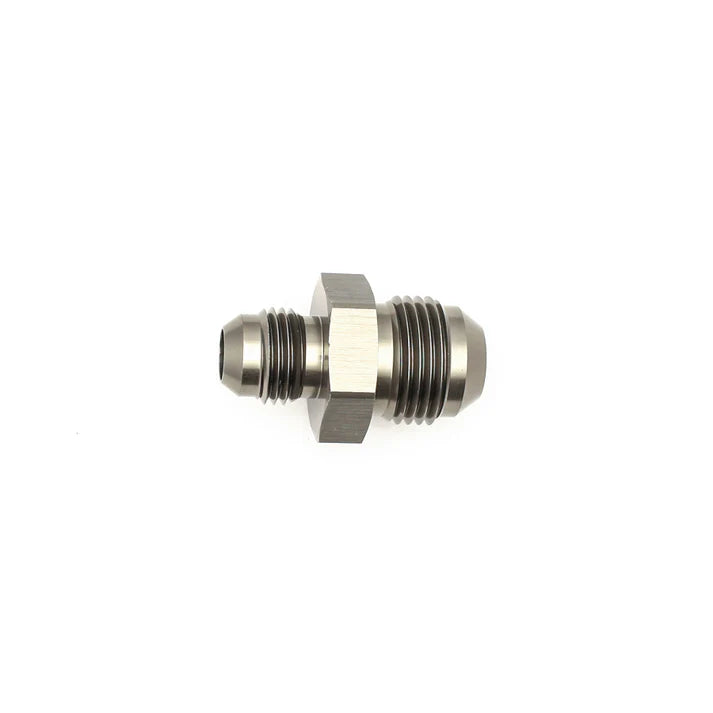 Deatschwerks 8AN Male Flare to 6AN Male Flare Reducer Straight, Anodized DW Titanium
