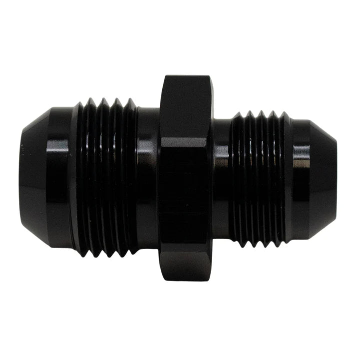 Deatschwerks 10AN Male Flare to 8AN Male Flare Reducer Straight, Anodized Matte Black