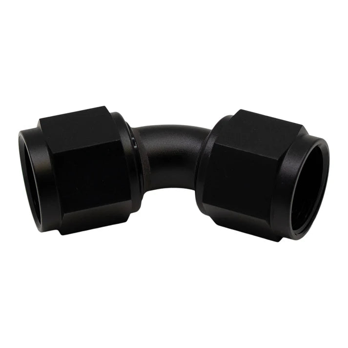 Deatschwerks 10AN Flare Female Swivel 45-Degree to 10AN Flare Female Swivel 45-Degree, Anodized Matte Black