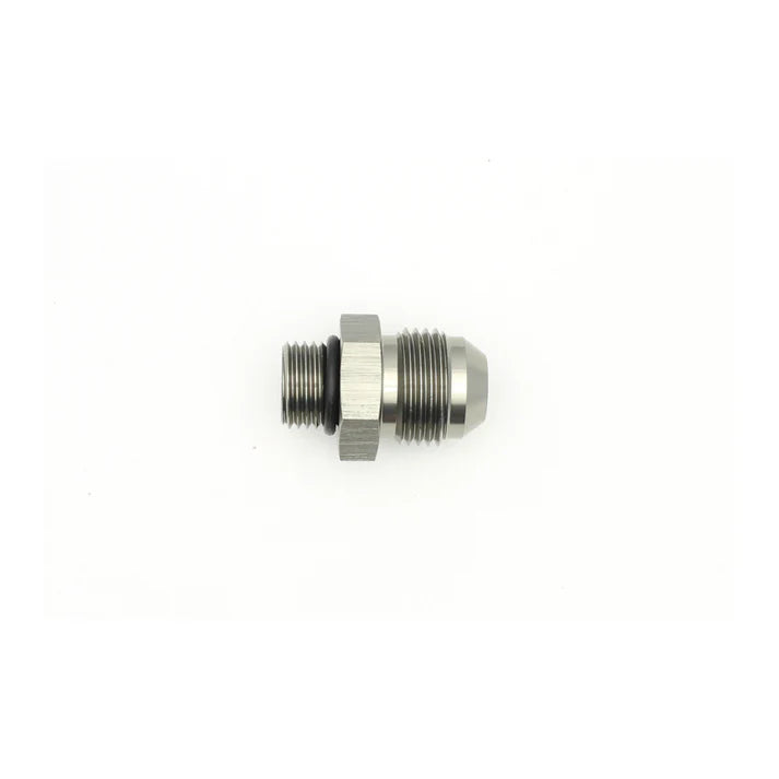 Deatschwerks 6AN ORB Male to 8AN Male Flare Adapter (Incl O-Ring), Anodized DW Titanium