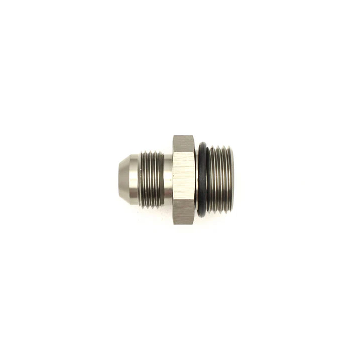 Deatschwerks 10AN ORB Male to 8AN Male Flare Adapter (Incl O-Ring), Anodized DW Titanium