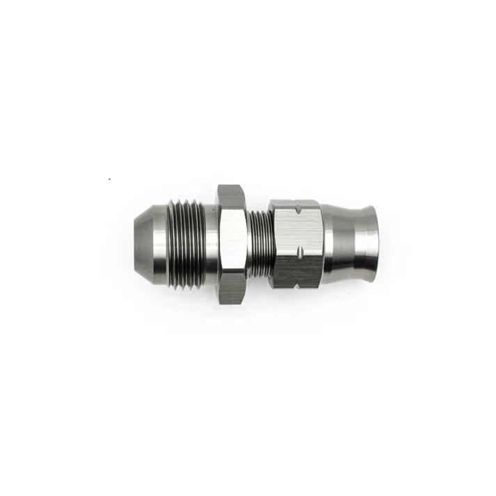 Deatschwerks 8AN ORB Male to M16 X 1.5 Metric Male (Incl O-Ring and Crush Washer), Anodized DW Titanium