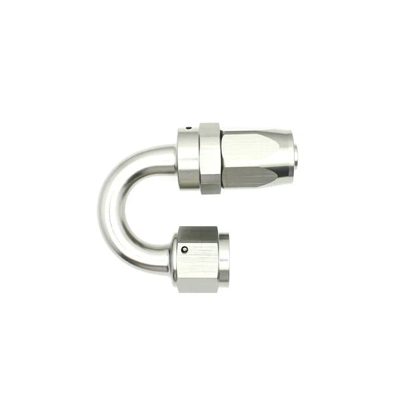 Deatschwerks 8AN Female Swivel 180-Degree Hose End CPE, Anodized DW Titanium