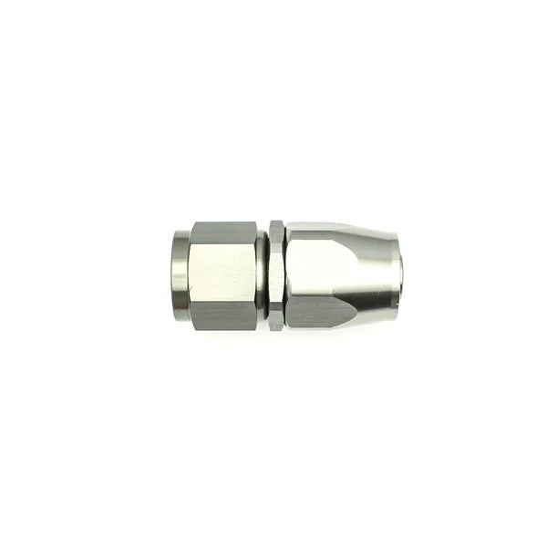 Deatschwerks 10AN Female Swivel Straight Hose End CPE, Anodized DW Titanium