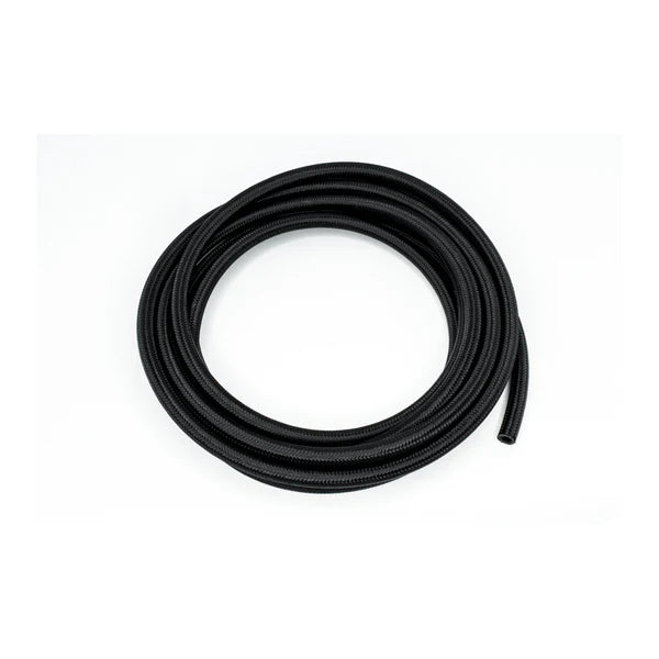 Deatschwerks 6AN Black Nylon Braided CPE Hose, 20 Feet