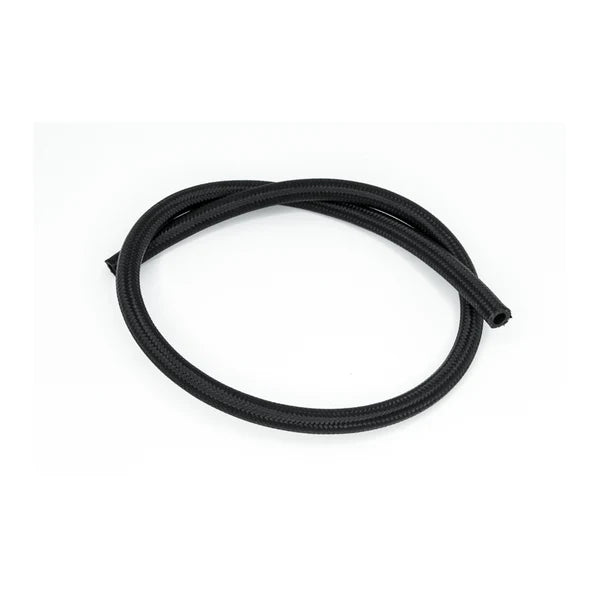 Deatschwerks 6AN Black Nylon Braided CPE Hose, 3 Feet