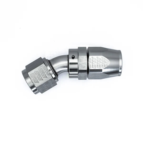 Deatschwerks 10AN Female Flare Swivel 30-Degreehose End CPE, Anodized DW Titanium