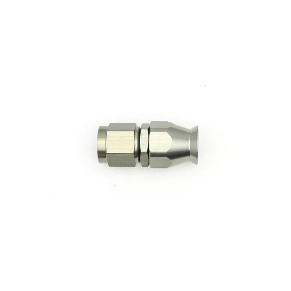 Deatschwerks 6AN Female Swivel Straight Hose End PTFE (Incl 1 Olive Insert), Anodized DW Titanium