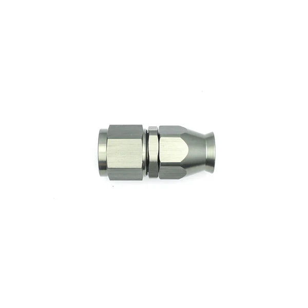 Deatschwerks 8AN Female Swivel Straight Hose End PTFE (Incl 1 Olive Insert), Anodized DW Titanium