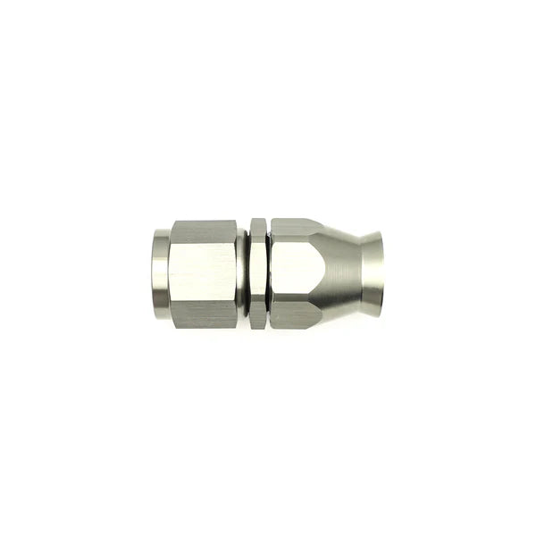 Deatschwerks 10AN Female Swivel Straight Hose End PTFE (Incl 1 Olive Insert), Anodized DW Titanium
