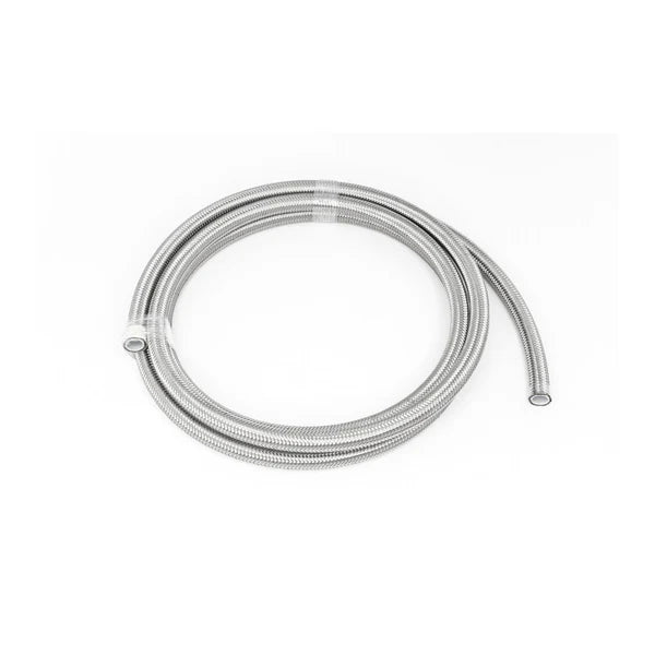 Deatschwerks 8AN Stainless Steel Double Braided PTFE Hose, 10 Feet