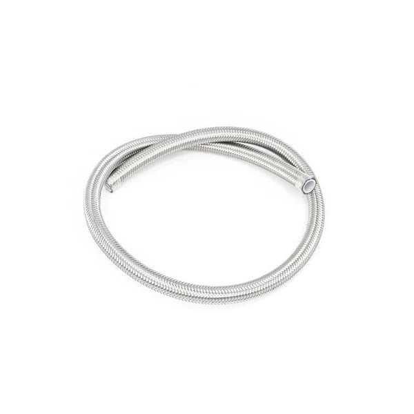 Deatschwerks 8AN Stainless Steel Double Braided PTFE Hose, 3 Feet