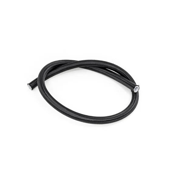 Deatschwerks 10AN Black Nylon Braided PTFE Hose, 3 Feet