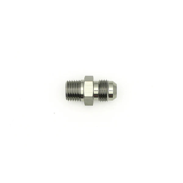 Deatschwerks 6AN Male Flare to 1/4 Inch Male NPT Adapter, Anodized DW Titanium