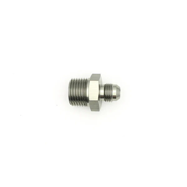 Deatschwerks 6AN Male Flare to 1/2 Inch Male NPT Adapter, Anodized DW Titanium