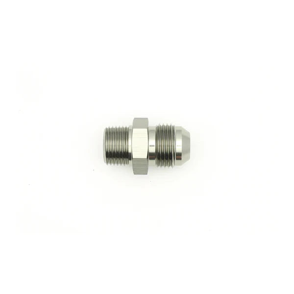Deatschwerks 8AN Male Flare to 3/8 Inch Male NPT Adapter, Anodized DW Titanium