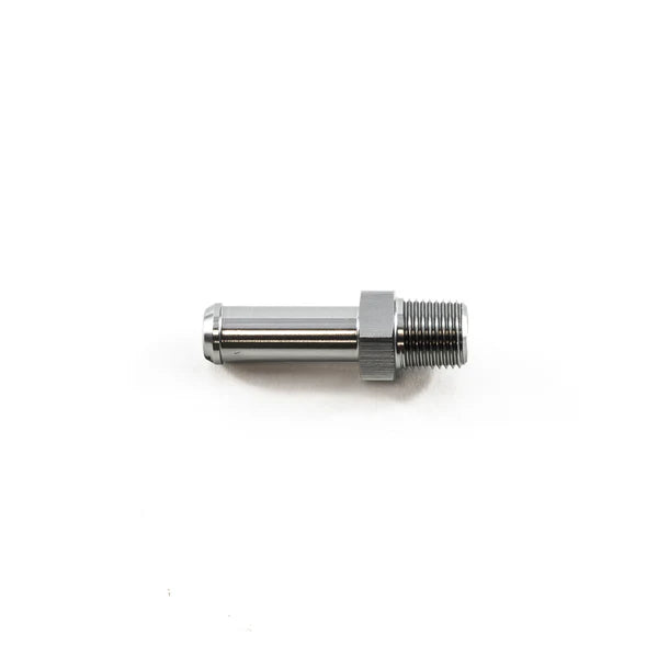 Deatschwerks 1/8 Inch NPT Male Thread to 5/16 Inch Single Hose Barb Adapter, Anodized DW Titanium