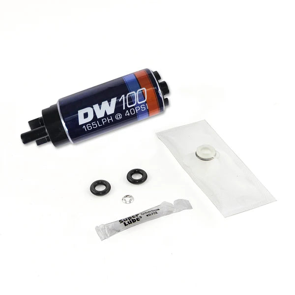 Deatschwerks DW100 series, 165lph in-tank fuel pump w/ install kit for Civic (Excludes Si) 06-11 OE REPLACEMENT