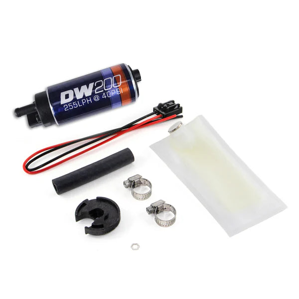 Deatschwerks DW200 series, 255lph in-tank fuel pump w/ install kit for Miata 94-05