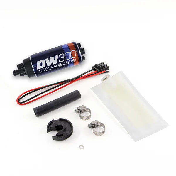 Deatschwerks DW300 series, 340lph in-tank fuel pump w/ install kit for Miata 94-05