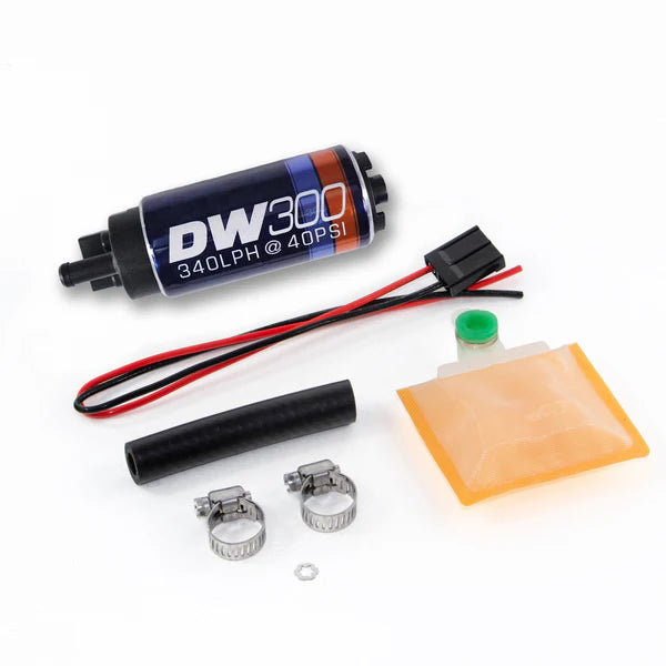 Deatschwerks DW300 series, 340lph in-tank fuel pump w /Universal Install Kit. Fits Most