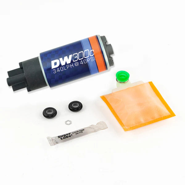 Deatschwerks DW300 series, 340lph in-tank fuel pump w/ install kit for S2000 06-09