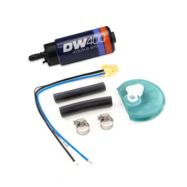 Deatschwerks DW400 series, 415lph in-tank fuel pump w /Universal Install Kit.
