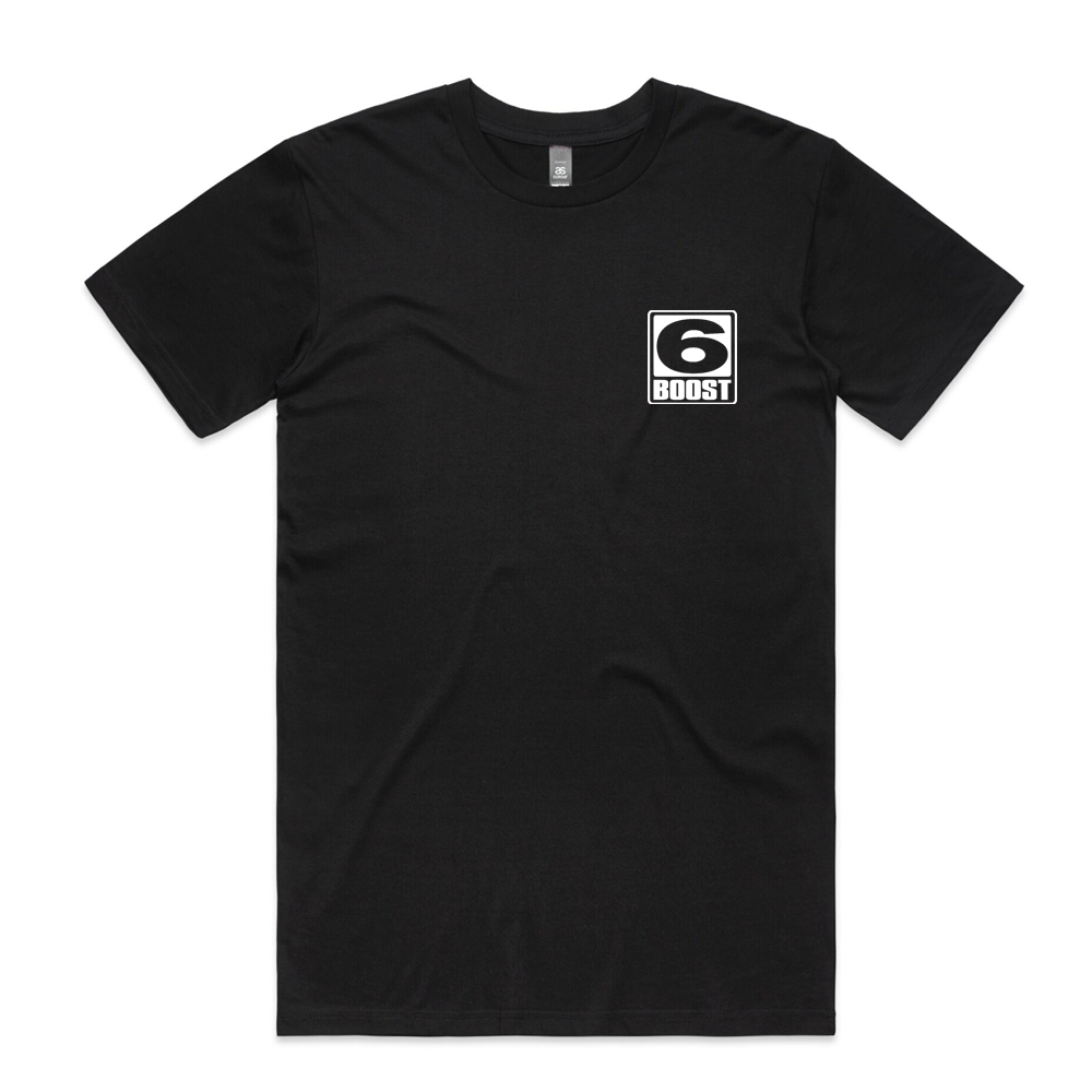 6Boost 6boost Merch Pack with "Classic" Short Sleeve Tee - Black