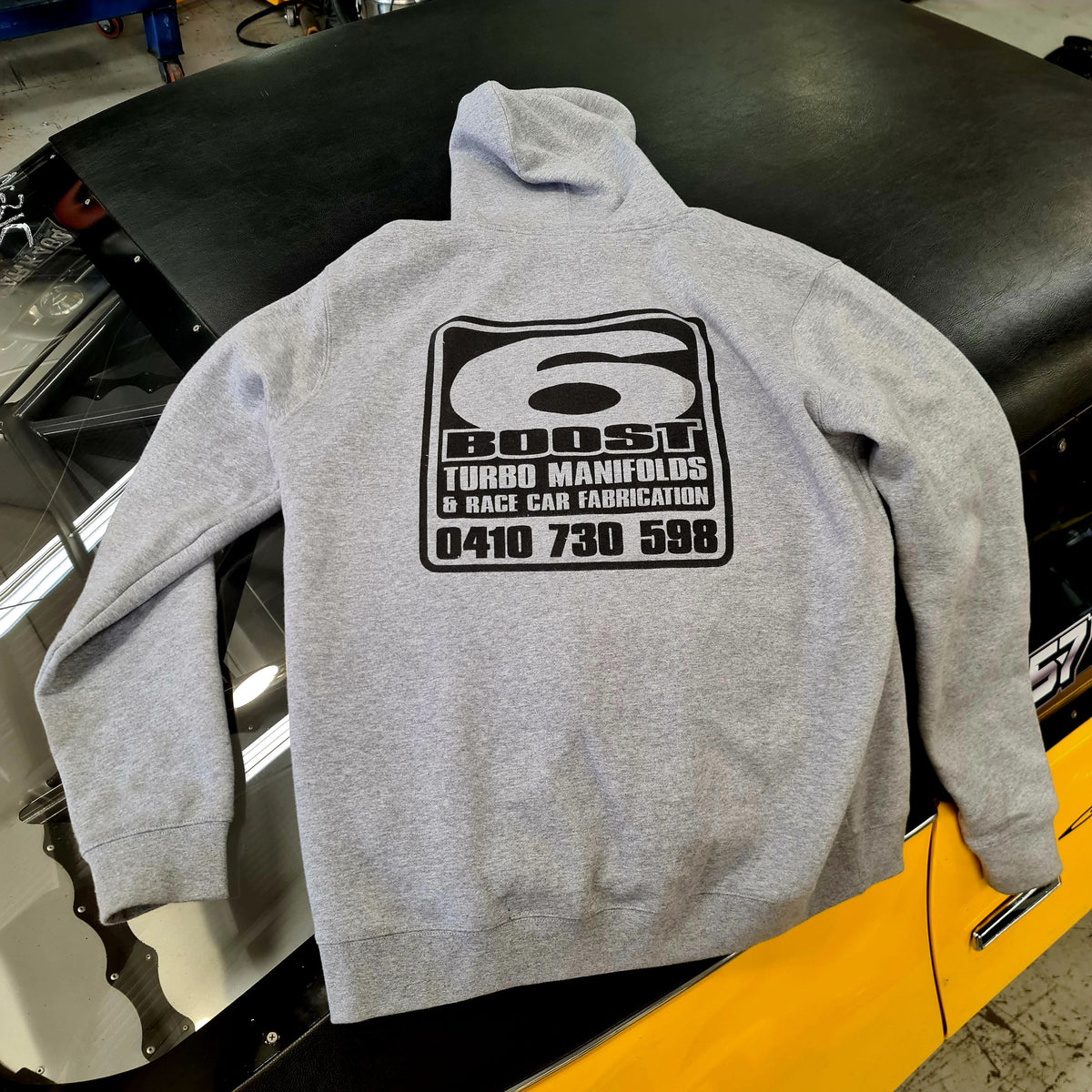6Boost "Classic" Hoodie - Grey