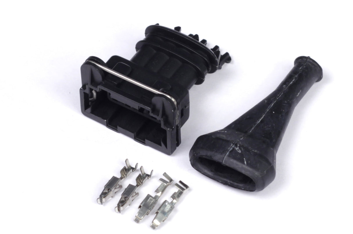 Haltech Plug and Pins Only - Bosch 4 Pin Junior Timer Female Connector