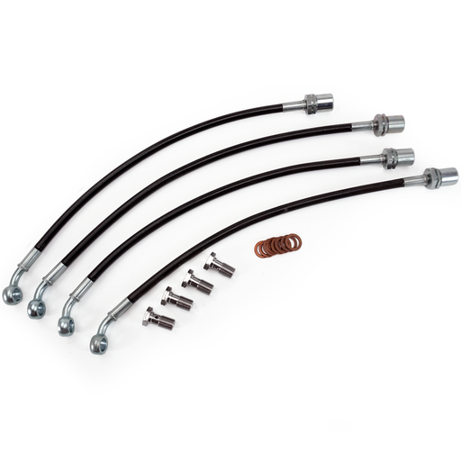 PHR Stainless Brake Line Kit for 2nd Gen GS300
•Stainless braided lines with black coating