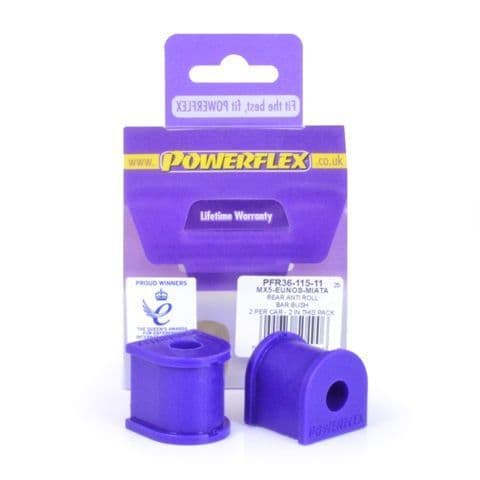 Powerflex Rear Anti Roll Bar Mounting Bush 11mm Mazda MX-5, Miata, Eunos