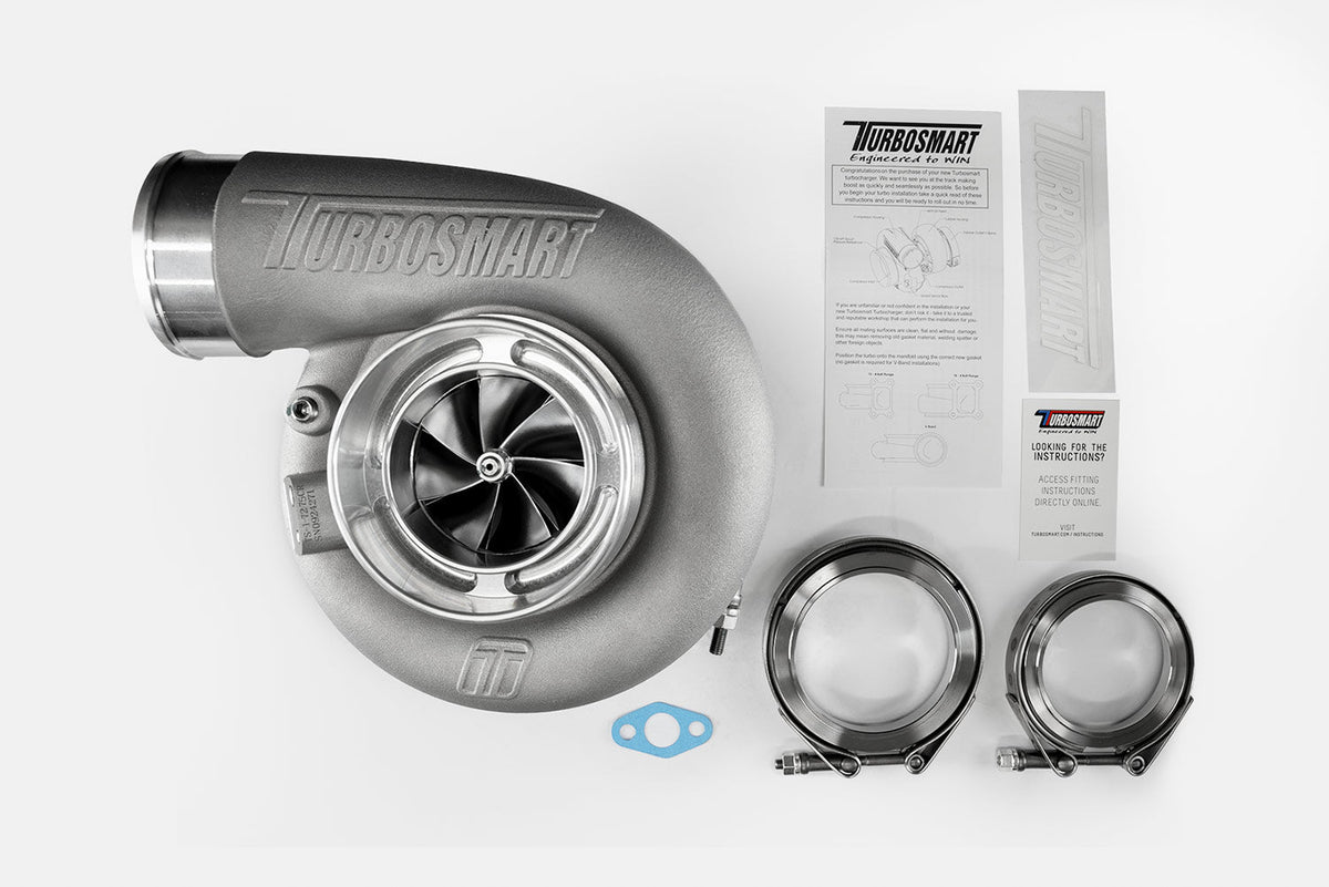 TS-1 Turbocharger 7275 V-Band Reverse Rotation 0.96AR Externally Wastegated