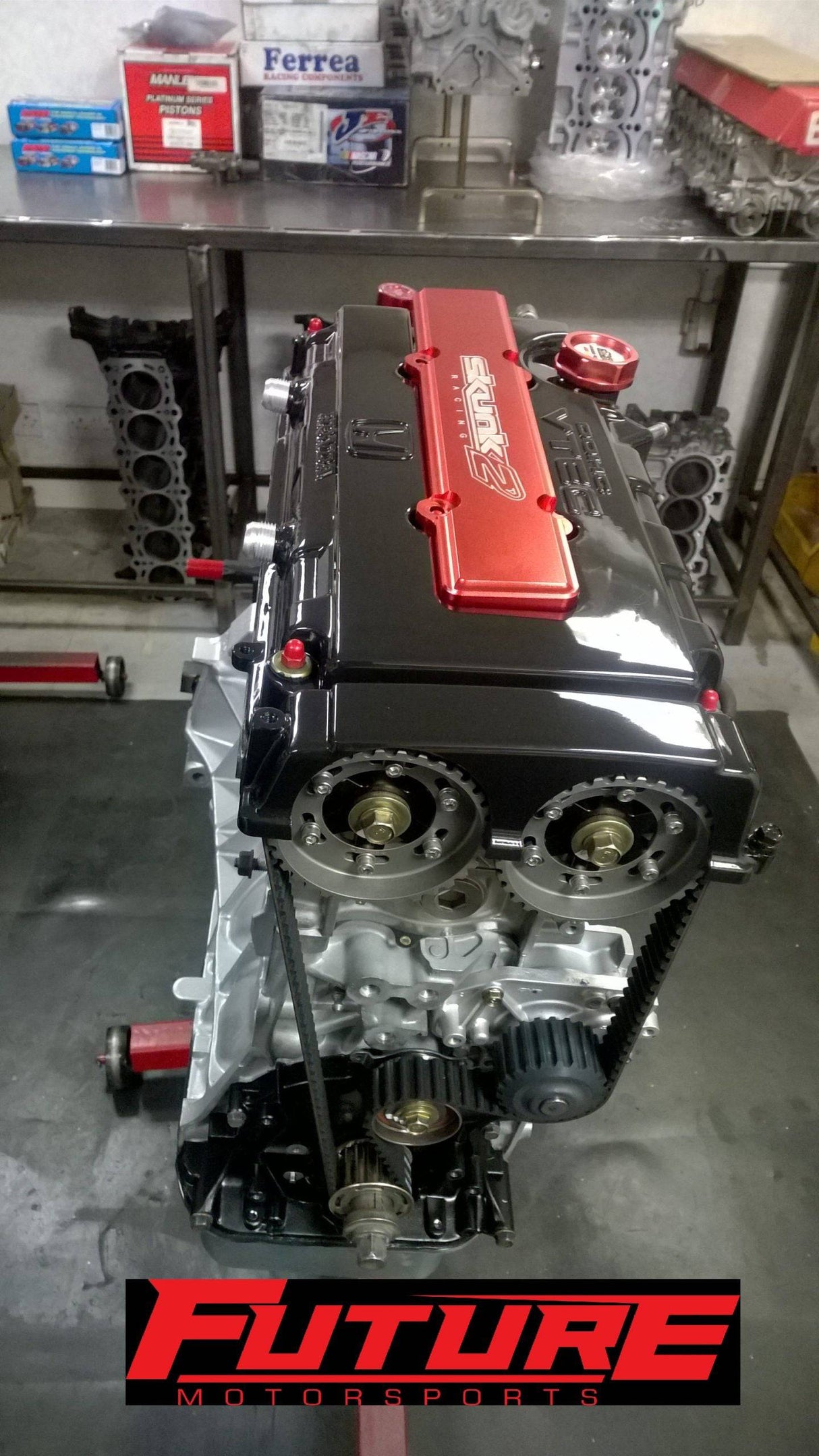 CNC Werx Cylinder Support System Honda B, K, D, F Series - Future Motorsports - - CNC Werx - Future Motorsports