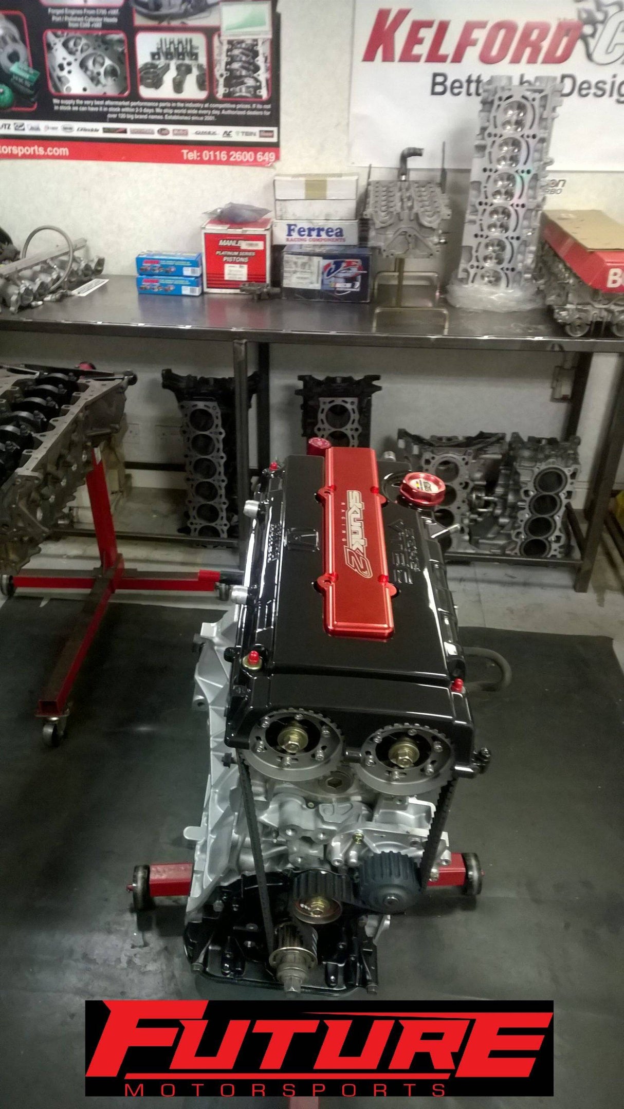 CNC Werx Cylinder Support System Honda B, K, D, F Series - Future Motorsports - - CNC Werx - Future Motorsports