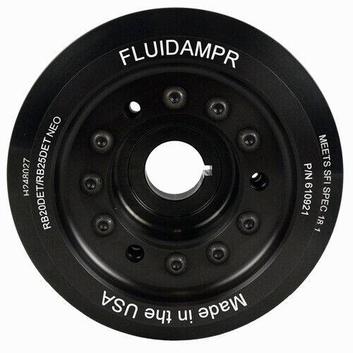 Fluidampr Steel Internally Harmonic Balanced Damper Crank Pulley Skyline R32 RB20DET R34 RB25DET NEO
