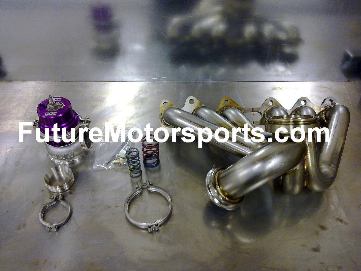 HKS GT Exhaust Manifold & HKS Wastegate Kit Supra 2JZGTE V BAND T4 Frame - Future Motorsports - TURBO KITS - HKS - Future Motorsports