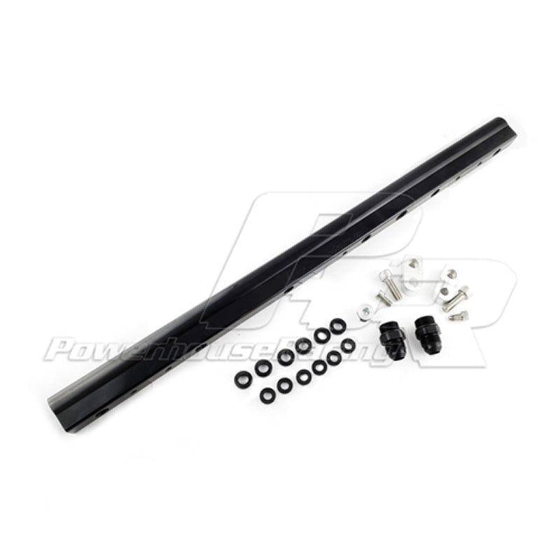 PHR PowerHouse Racing PHR Fuel Rail Kit, Black Chrome, 14mm for R32, R33, R34 Skyline, *RB26
