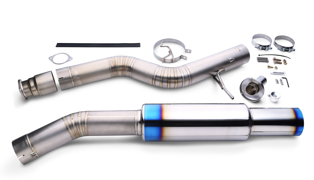PHR PowerHouse Racing Tomei Full Titanium 4 Inch Cat Back EXPREME Ti Supra MKIV 2JZ JZA80